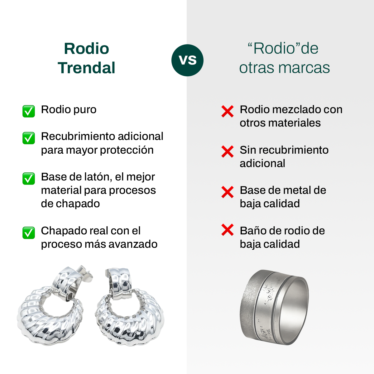 Anillo Trenzado Elegante #9 Rodio