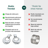 Anillo Trenzado Elegante #6 Rodio