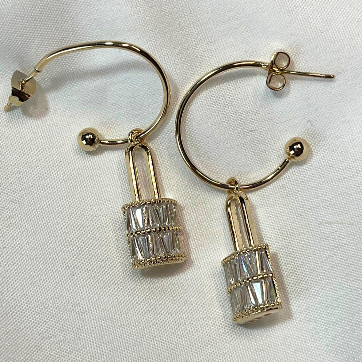 Huggie Bolso Brillante Chapa