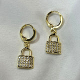 Huggie Candado Brillante Chapa