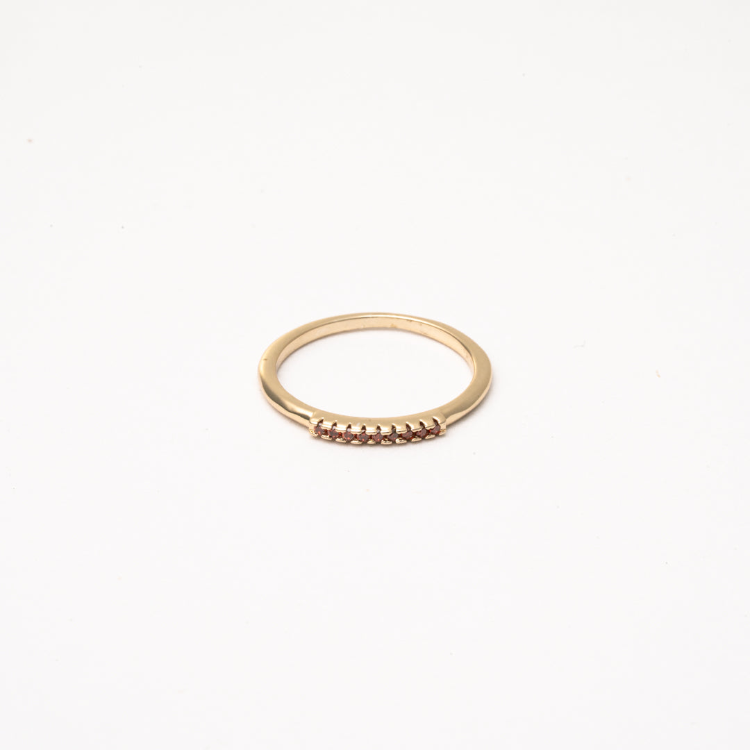 Anillo Línea Rubí Chapa T6