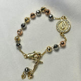Pulsera Misterio Virgen de Guadalupe Brillante CH Chapa