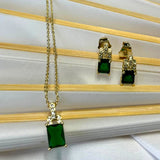 Juego Elegancia Esmeralda Chapa