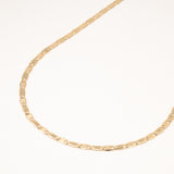 Cadena Chapa 18K 55CM 4MM