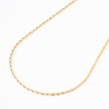 Garganitlla Cadena Chapa 18K Medidas 45 CM 2.5MM