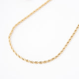 Gargantilla Cadena Chapa 18K Medidas 50 CM 3.5MM