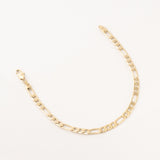 Pulsera Dorada Esencial Chapa 22 CM 5.5MM