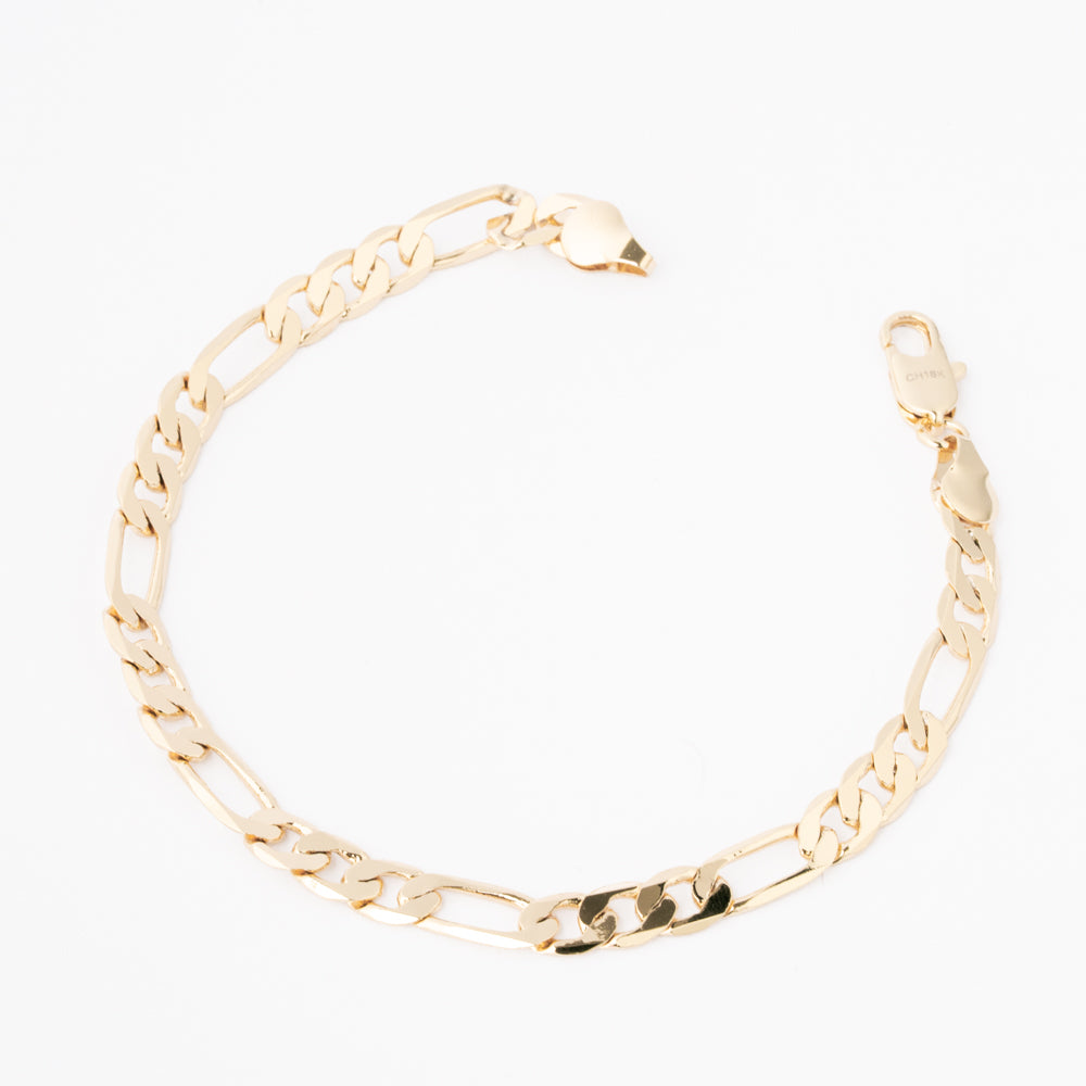 Pulsera Chapa CH18K 22 CM 6.5MM