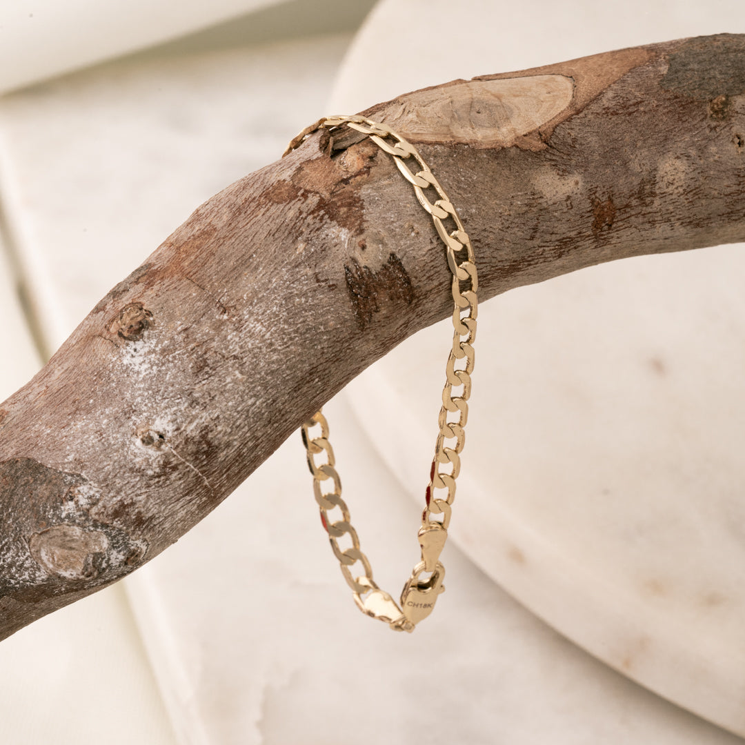 Pulsera Milano Chapa 17 CM 3.5MM