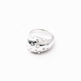 Anillo con Perlas Rodio