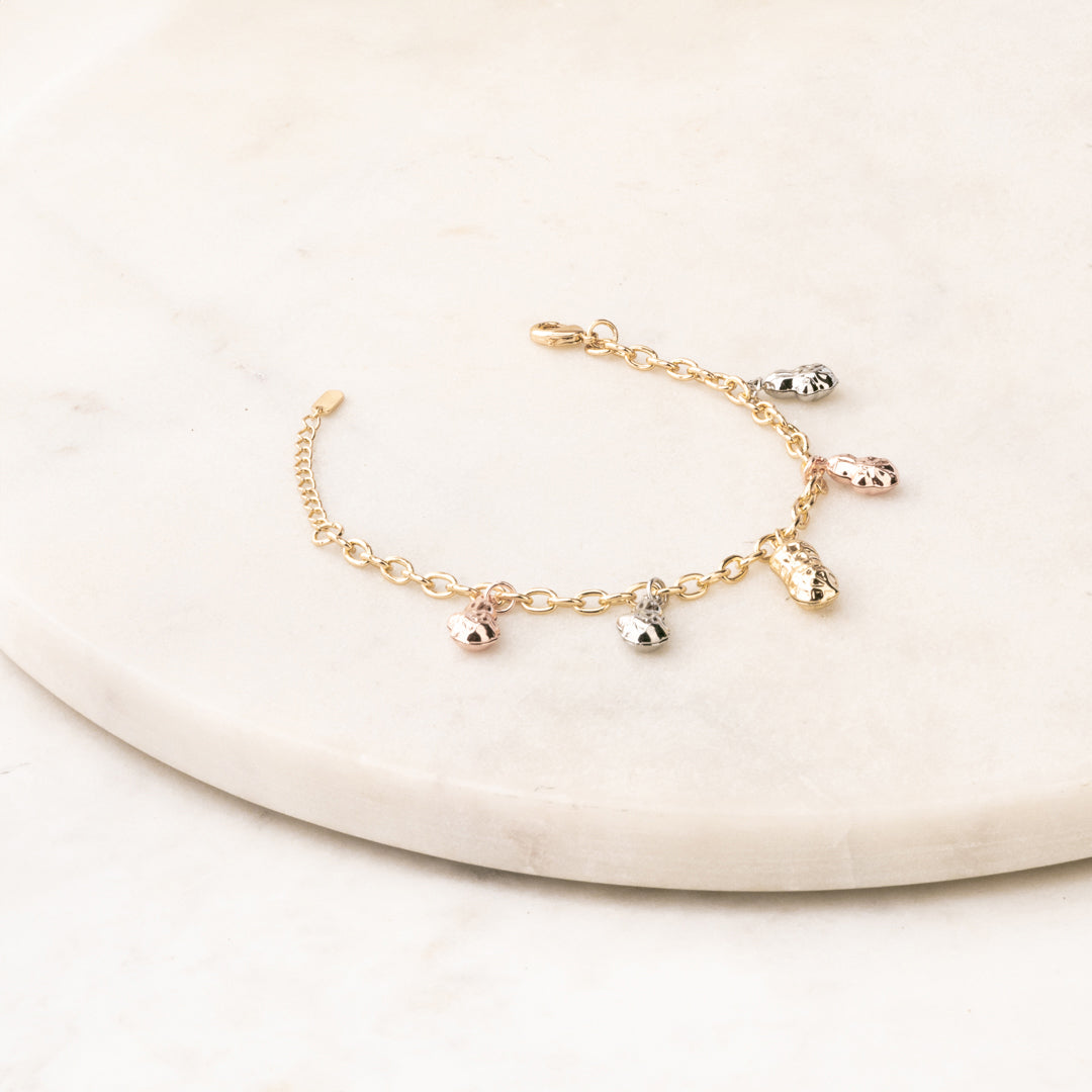 Pulsera Charms Maní Chapa