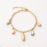Pulsera Charms Maní Chapa