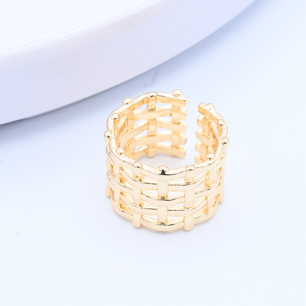 Anillo Malla Elegante Chapa