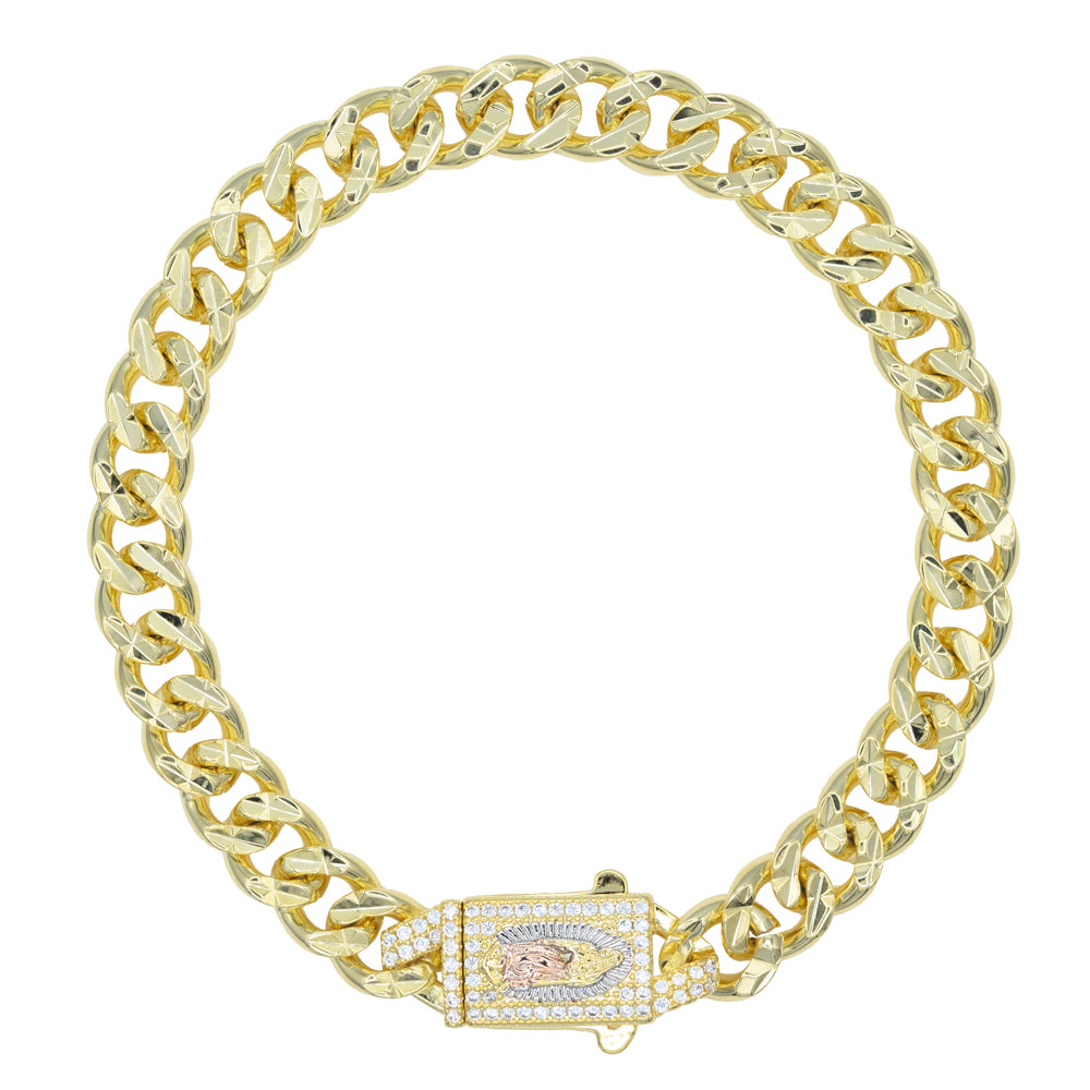 Pulsera Devoción Dorada Chapa 21cm