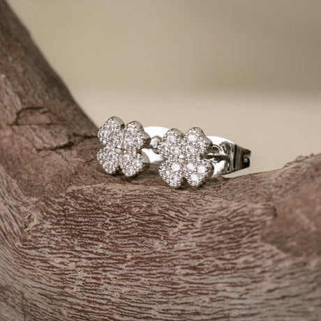Broqueles Flor Celestial Rodio