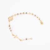 Pulsera Rosario 5mm Chapa