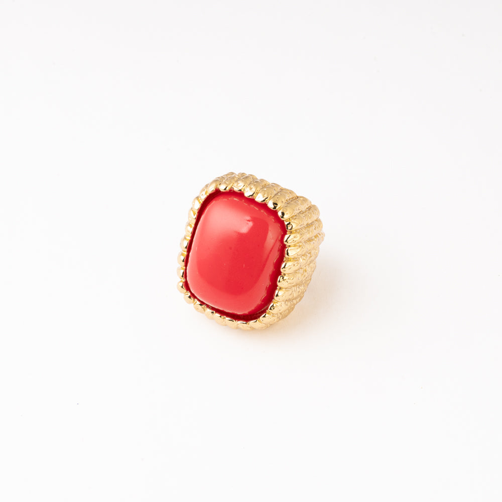 Anillo Bold Rubí Chapa