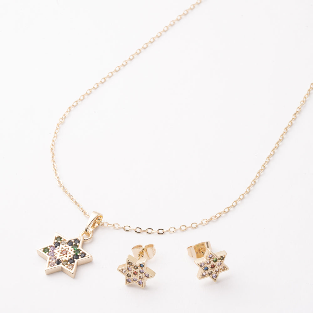 Juego Estrella Multicolor Chapa