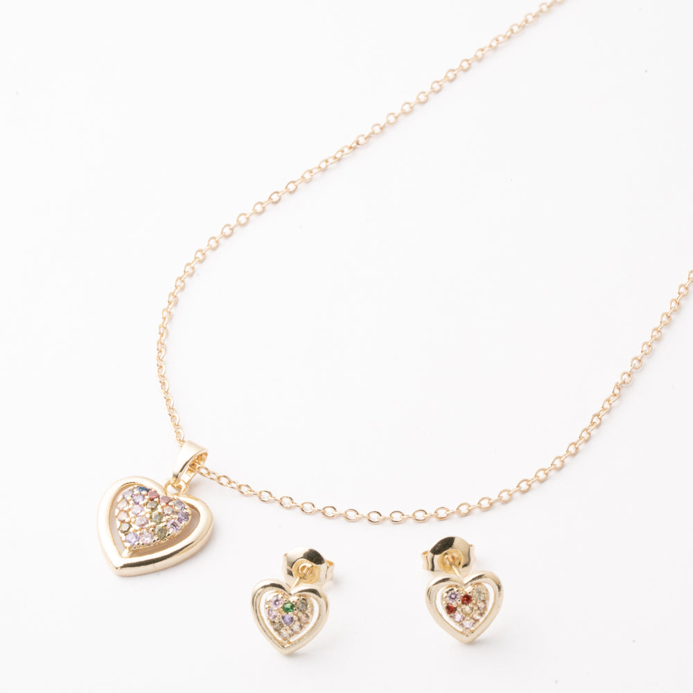 Juego Corazón Unificado Chapa