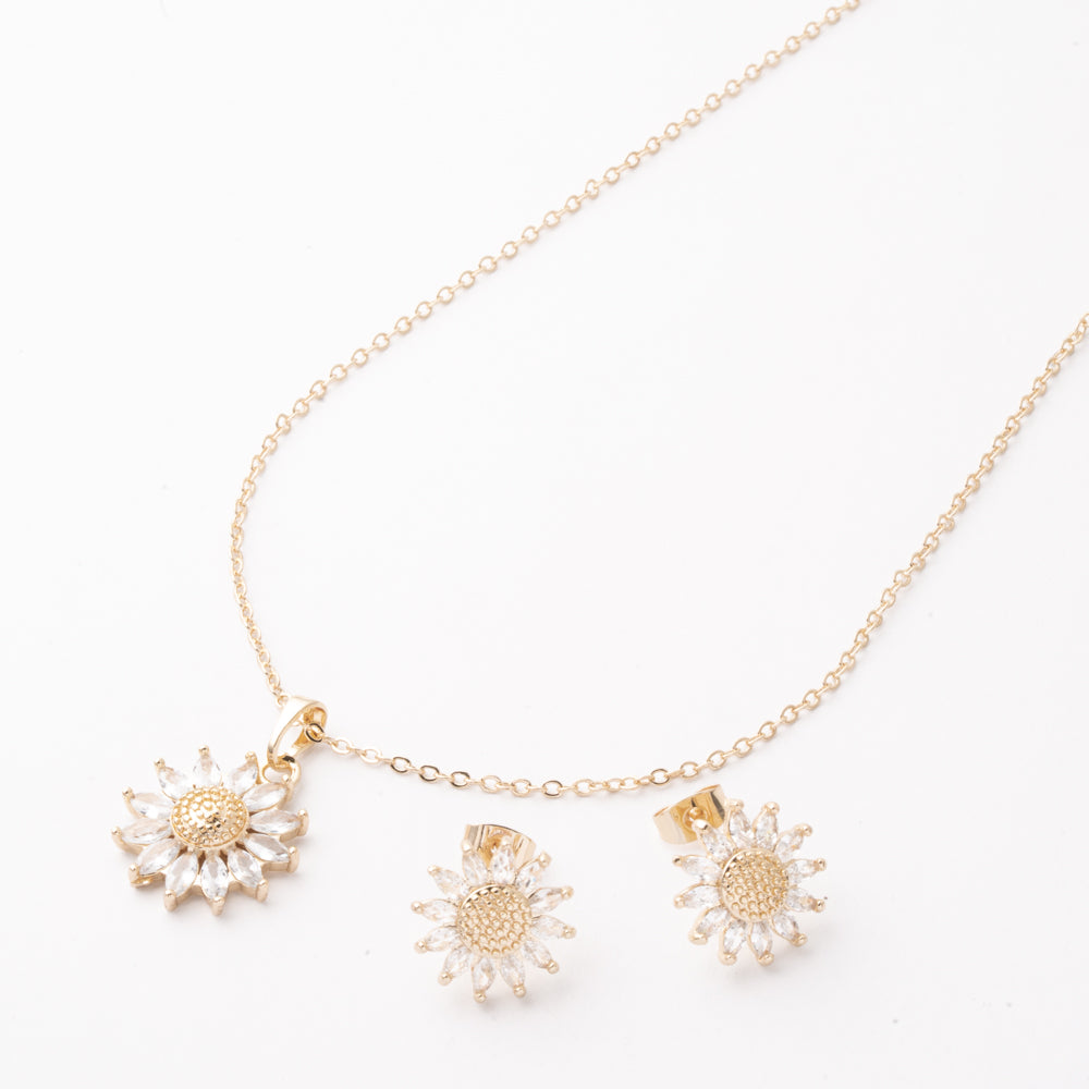 Juego Margarita Floral Chapa