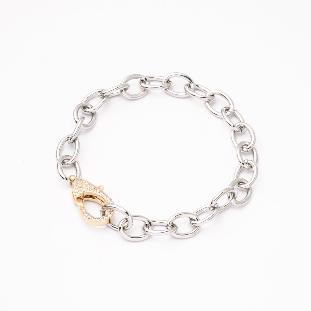 Pulsera Cadena de Rodio