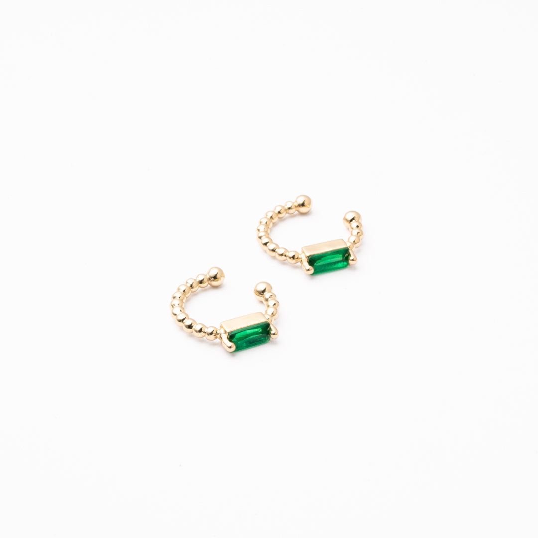Aretes Piedra Verdana Chapa
