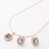 Juego Lila Cristal Chapa