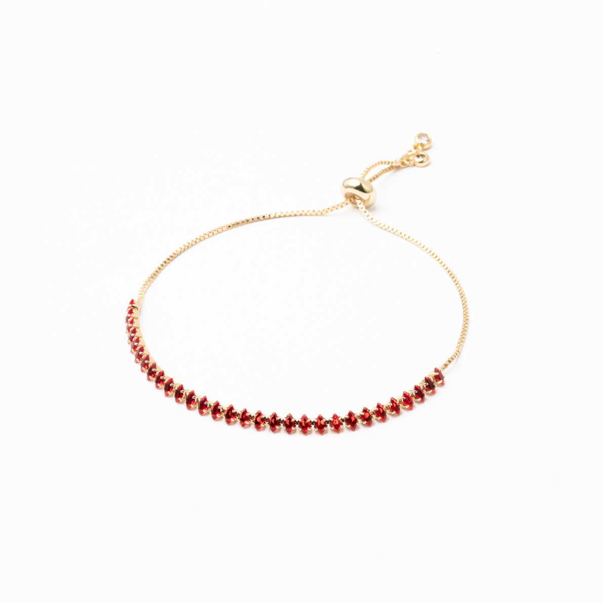 Pulsera Rubí Destellante Chapa