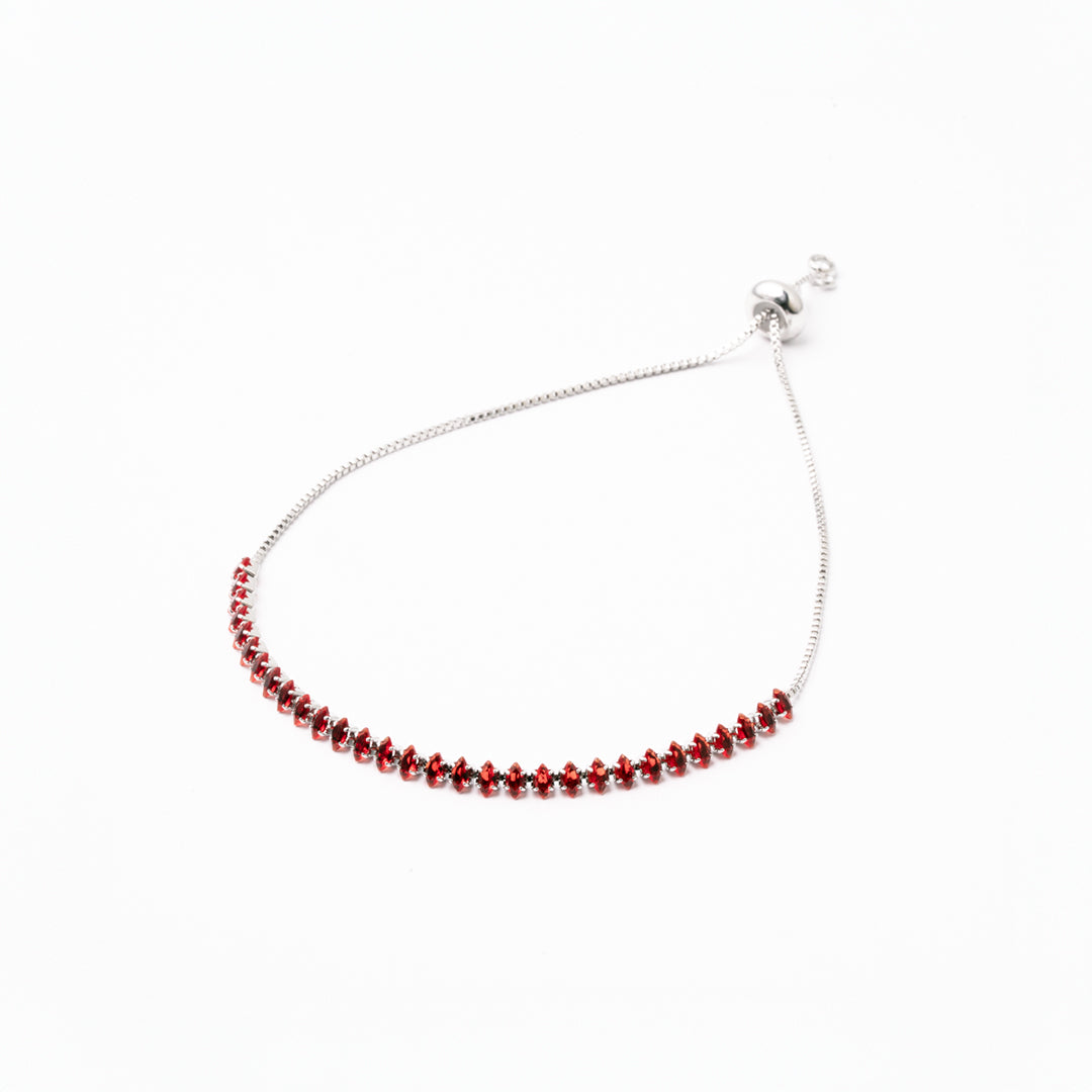 Pulsera Constelación Rubí Rodio