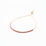 Pulsera Rubí Lineal Chapa