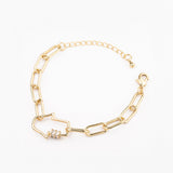 PULSERA ESLABÓN MANO CHAPA