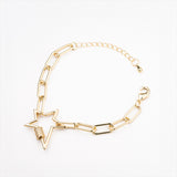 PULSERA ESLABÓN ESTRELLA CHAPA