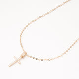 Gargantilla Cruz Aura Chapa