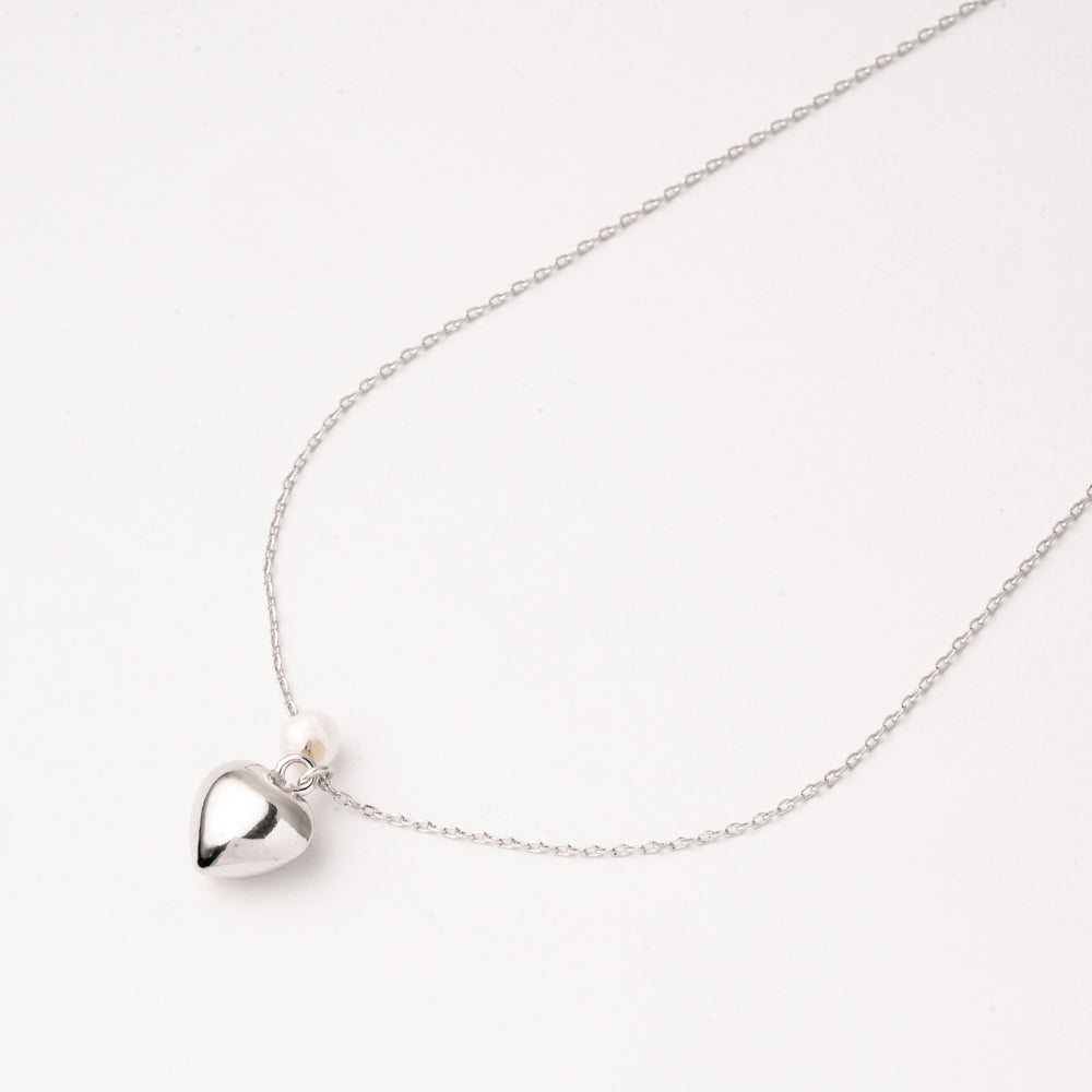 Gargantilla Latido de Perla Rodio