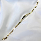 Esclava Chapa 18K 19.5CM 4MM