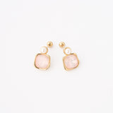 Aretes Blushy Brillante Chapa
