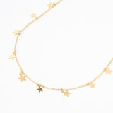 Gargantilla Estrellas Danzantes Chapa