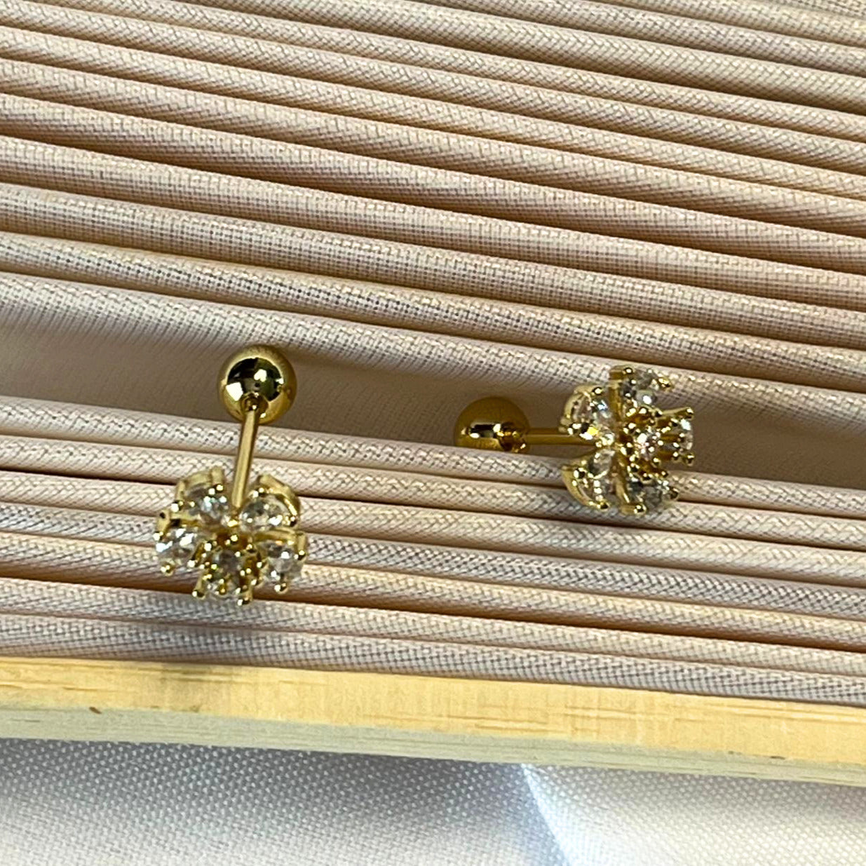Arete Flor de Luz Chapa