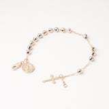 Pulsera Misterio San Benito Tricolor Chapa